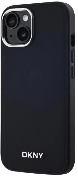 Панель DKNY Plain Logo MagSafe для Apple iPhone 15 Plus Black (3666339260125) - зображення 2