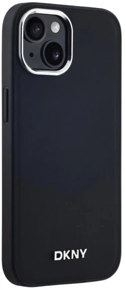 Панель DKNY Plain Logo MagSafe для Apple iPhone 15 Plus Black (3666339260125) - зображення 4