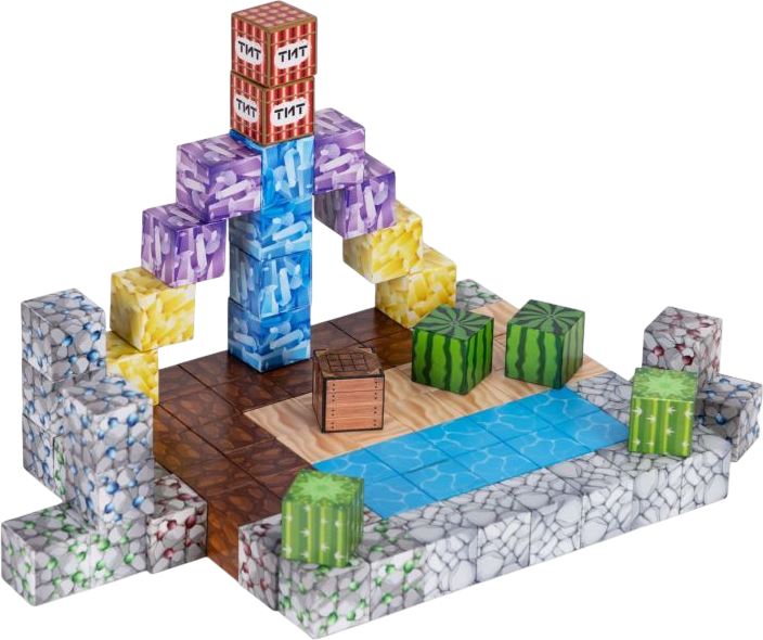 Klocki magnetyczne ModernHome by Multistore 88 elementów HC740656 (5905817008360) - obraz 4