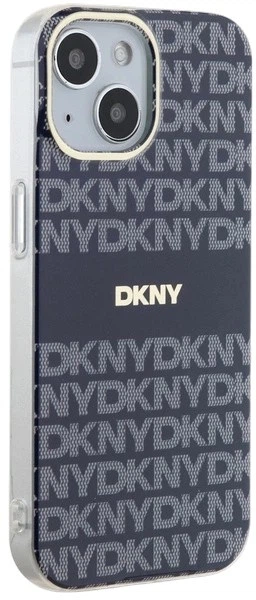 Панель DKNY IML Mono & Stripe MagSafe для Apple iPhone 15 / 14 / 13 Blue (3666339267810) - зображення 4