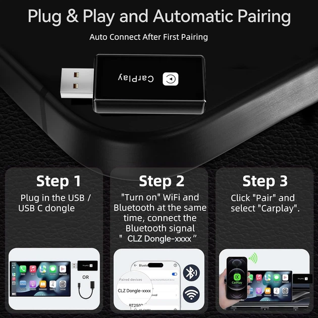 Беспроводной адаптер CarPlay ULA-YUAN - изображение 6