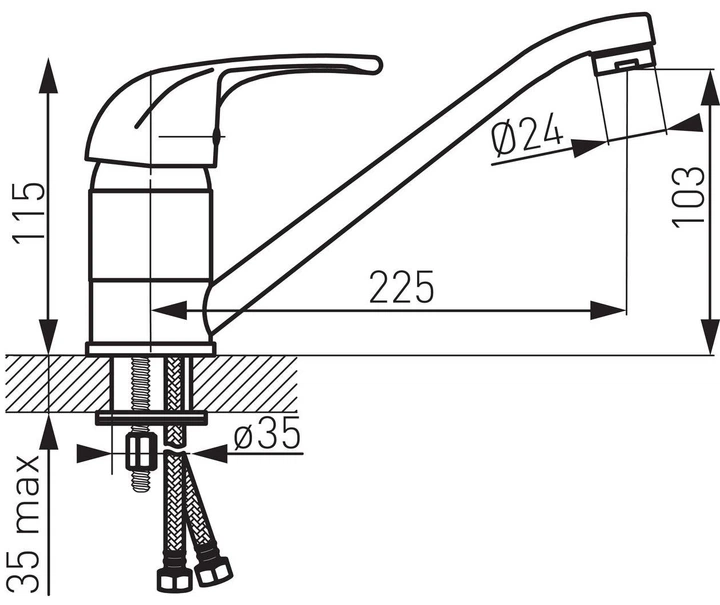 Bateria kuchenna Ferro Elba BEL4 - obraz 2