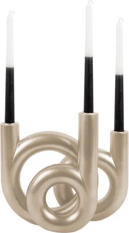 Підсвічник Present Time Rings для 3 свічок Золотий (8714302752087) - зображення 3