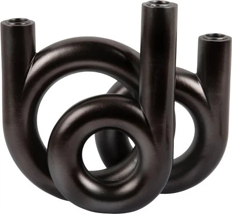 Підсвічник Present Time Rings для 3 свічок Антрацит (8714302752100) - зображення 1