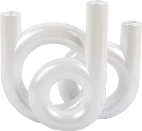 Підсвічник Present Time Rings для 3 свічок Білий (8714302752124) - зображення 1