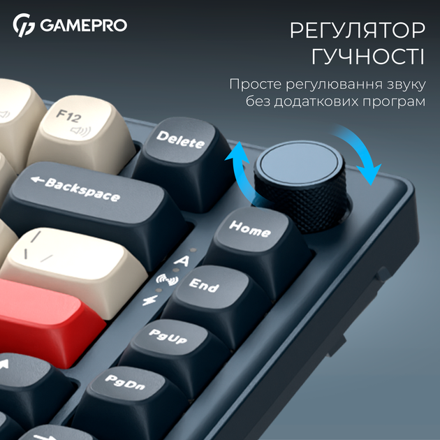 Клавиатура беспроводная GamePro Asgard Yord Keychron Super Red
