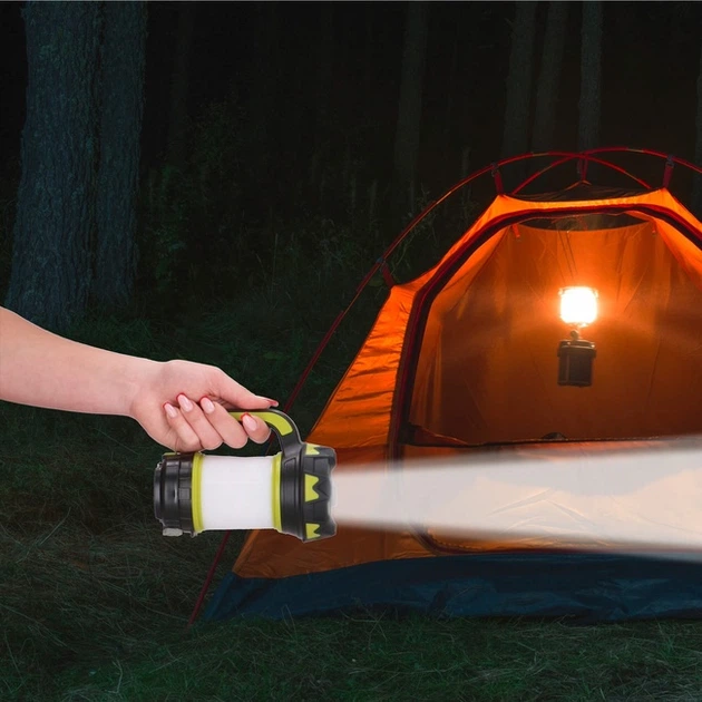 Ліхтар акумуляторний багатофункціональна Springos CS0125 з функцією powerbank (5907719479743) - зображення 16