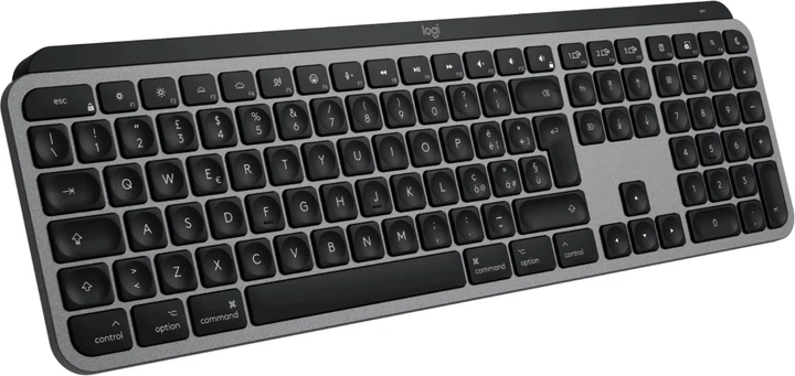 Bezprzewodowa klawiatura Logitech MX Keys S for Mac Nordic Wireless/Bluetooth Space Gray (920-011633) - obraz 3