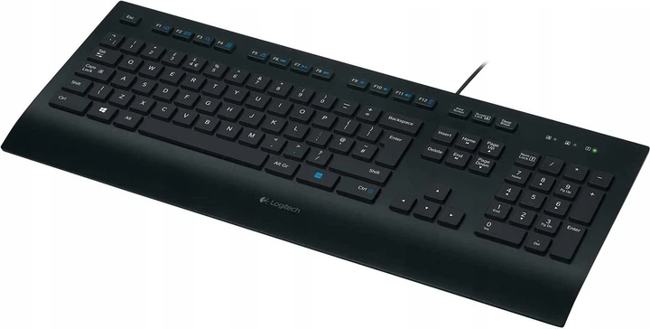 Klawiatura przewodowa Logitech K280e Nordic USB Black (920-005216) - obraz 3
