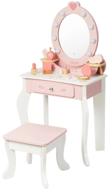 Деревяний туалетний столик Milly Mally Elly Pink (5907090700887) - зображення 1