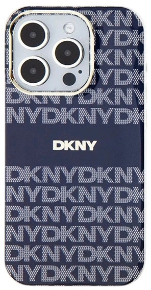 Панель DKNY IML Mono & Stripe MagSafe для Apple iPhone 15 Pro Max Blue (3666339267841) - зображення 3