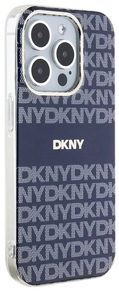 Панель DKNY IML Mono & Stripe MagSafe для Apple iPhone 15 Pro Max Blue (3666339267841) - зображення 4