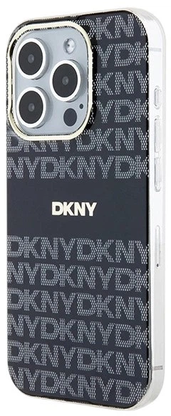 Etui DKNY IML Mono & Stripe MagSafe do Apple iPhone 15 Pro Max Black (3666339268121) - obraz 2