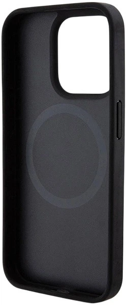 Etui DKNY Leather Printed Pattern Metal Logo MagSafe do Apple iPhone 15 Pro Max Black (3666339262242) - obraz 6