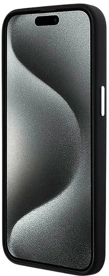 Панель DKNY Liquid Silicone Small Metal Logo MagSafe для Apple iPhone 15 Pro Max Black (3666339265748) - зображення 7