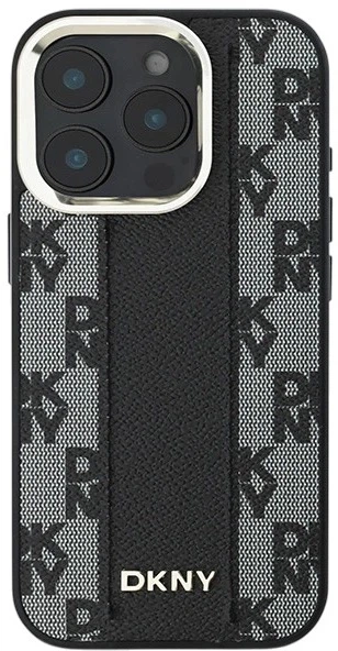 Etui DKNY Checkered Pattern Magsafe do Apple iPhone 16 Pro Black (3666339333164) - obraz 3
