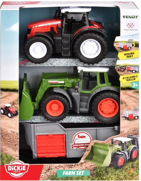 Ігровий набір Dickie Toys Фермерська техніка 15 см 3732006 (4006333094248) - зображення 1