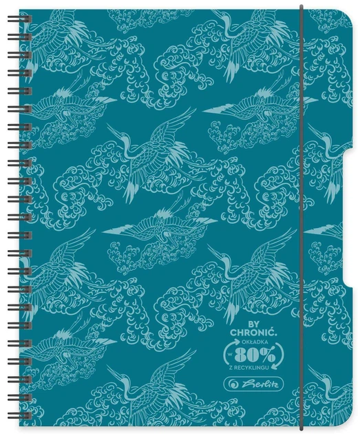 Набір зошитів Herlitz Colors A4 80 аркушів у клітинку на спіралі теракотовий 4 шт (5901389500561) - зображення 1