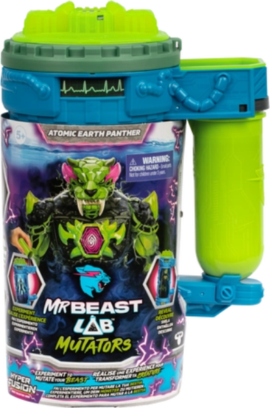 Ігровий набір MrBeast Lab Станція перетворення Пантера радіоактивна 124284 (630996250082) - зображення 3