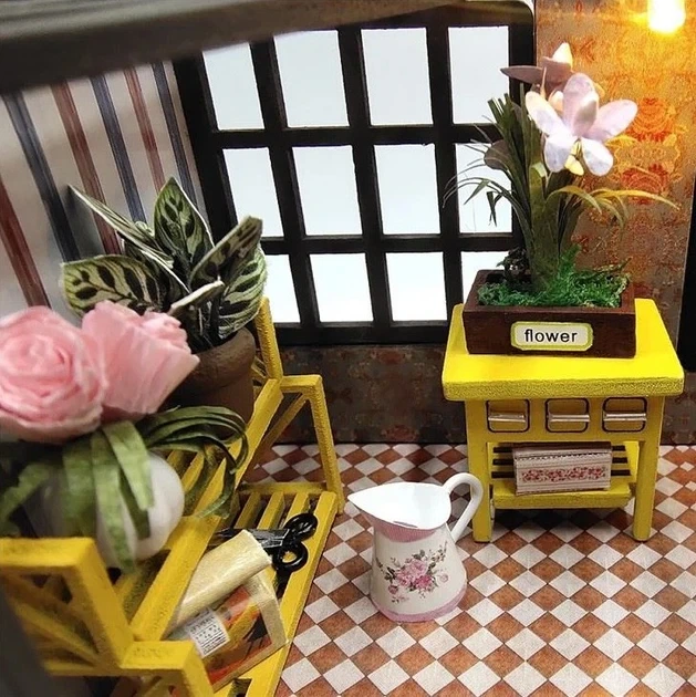 Румбокс 3D интерьерный конструктор DIY house Hongda craft «Классический домик» - изображение 3