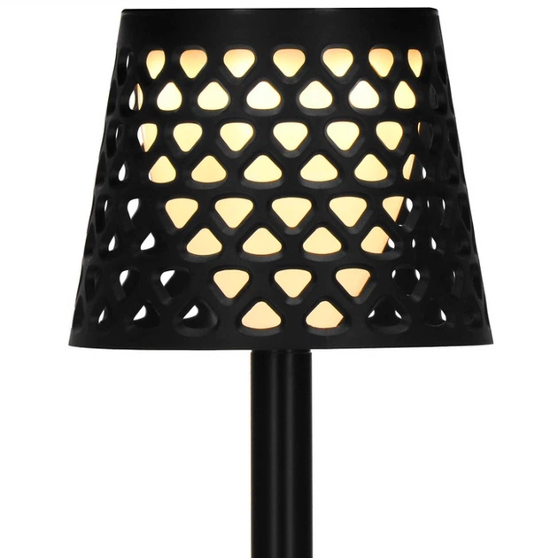 Lampa solarna LED Springos CS0126 Ażurowa 5 w 1 Czarny (5907719479750) - obraz 5