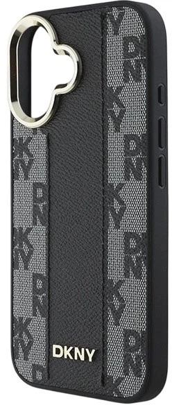 Etui DKNY Checkered Pattern Magsafe do Apple iPhone 16 Black (3666339333157) - obraz 5