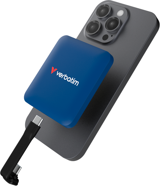 Dysk SSD Verbatim SnapBack 1TB USB 3.2 Gen 2 Type-C Blue (023942320753) - obraz 2