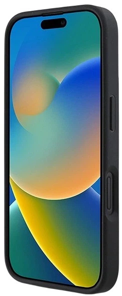 Etui DKNY Plain Silver Logo MagSafe do Apple iPhone 16 Black (3666339333225) - obraz 7