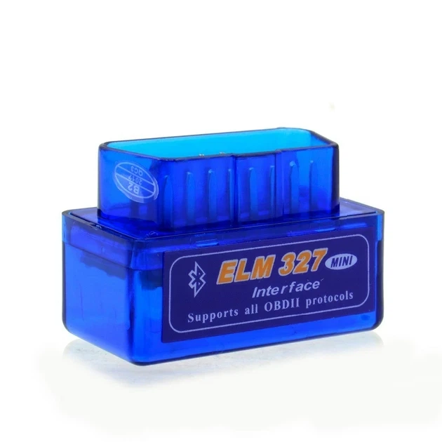 Сканер mini ELM327 OBD2 Bluetooth для діагностики авто синій - зображення 2