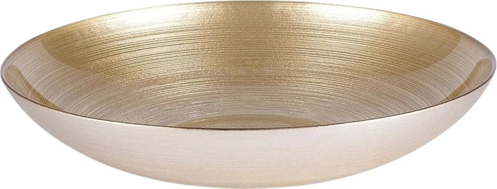 Miska Vilde szklana Złota 30 cm 2.2 l (8720573246705) - obraz 1