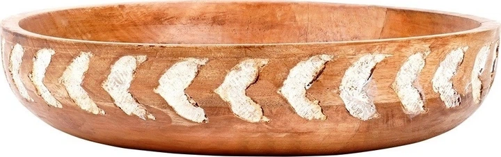 Миска дерев'яна Vilde Коричнева 30.5 см 2.5 л (8720573889483) - зображення 2