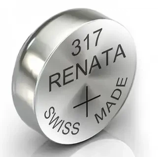 Батарейка SR516SW (317) Renata 1,55V silver oxide (1 бат.) - Фото 1 Батарейка SR516SW (317) Renata 1,55V silver oxide (1 бат.) - изображение 1