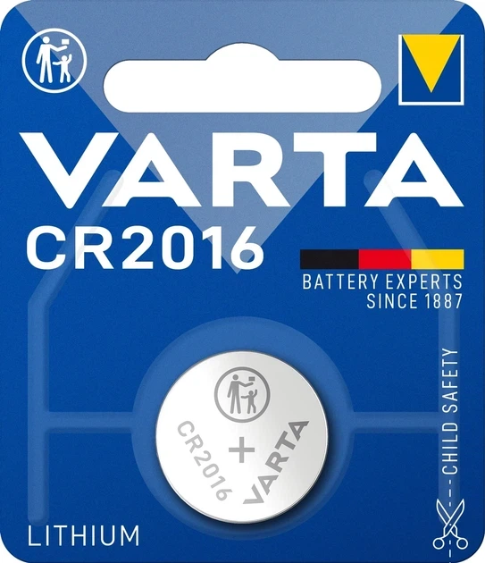 Батарейка VARTA CR2016 lithium 3v - Фото 1 Батарейка VARTA CR2016 lithium 3v - изображение 1