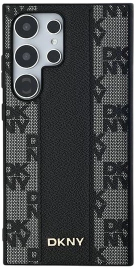 Etui DKNY Leather Checkered Mono Pattern MagSafe do Samsung Galaxy S24 Ultra Black (3666339276829) - obraz 3