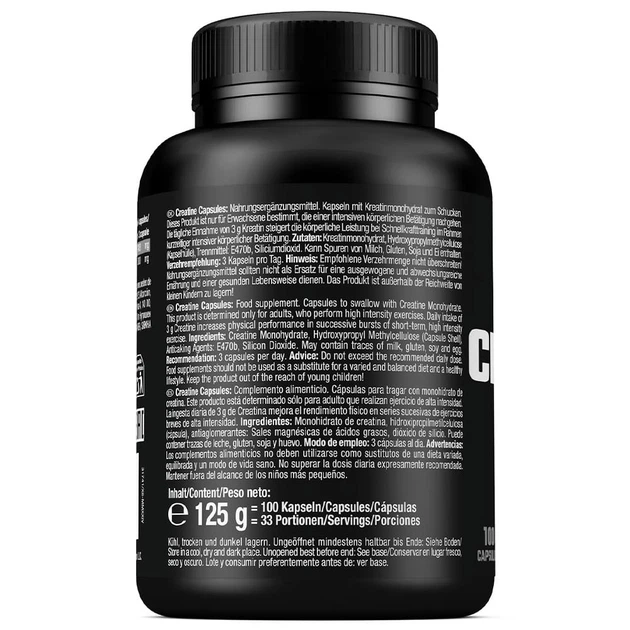Креатин Weider Pure Creatine Caps Creapure 100 капсул - изображение 6
