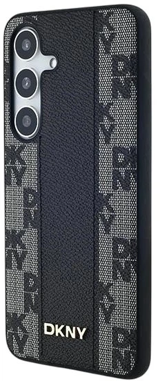Etui DKNY Leather Checkered Mono Pattern MagSafe do Samsung Galaxy S24 Black (3666339276805) - obraz 2