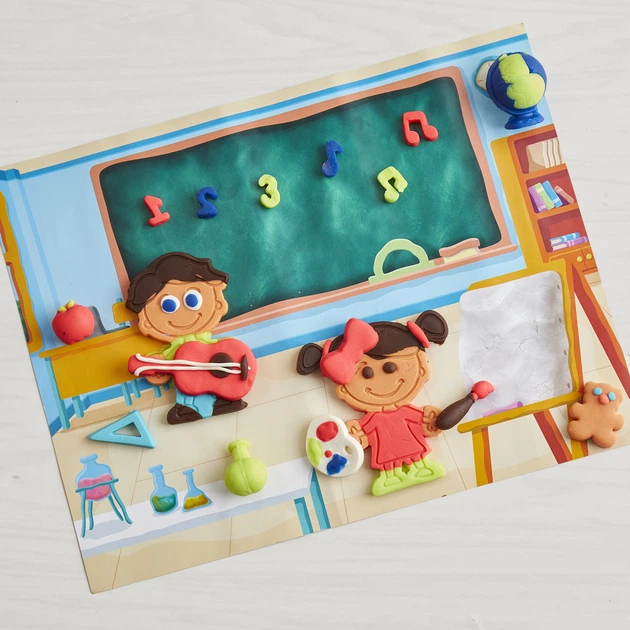 Набір для творчості з масою для ліплення Hasbro Play-Doh Пригоди шкільного дня (F9140) - зображення 16