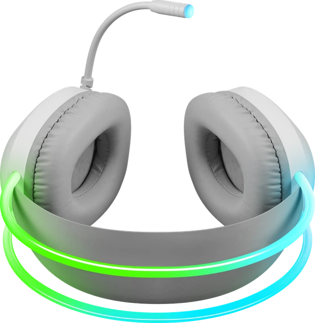 Наушники Defender Eclipse RGB White (4745091890722) - Фото 6 Наушники Defender Eclipse RGB White (4745091890722) - изображение 6