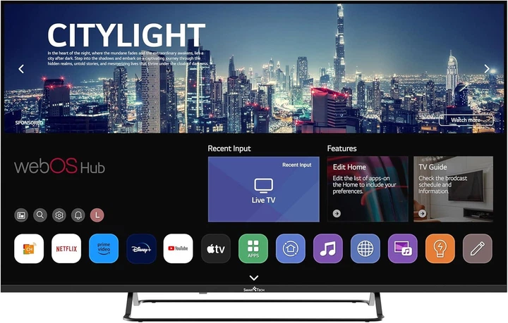 Телевізор Smarttech OS 43UW02v 4K UHD LED 43' - Фото 2 Телевізор Smarttech OS 43UW02v 4K UHD LED 43' - изображение 2
