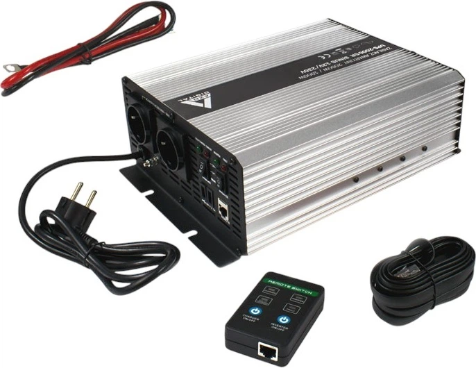 ДБЖ AZO Digital UPS-2000SR Sinus 1000Вт/2000ВА (AZO00D1258) - зображення 4