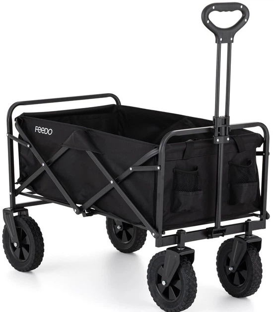 Візок транспортний Feedo Donkey F191943 складний Чорний (8596202015710) - зображення 1