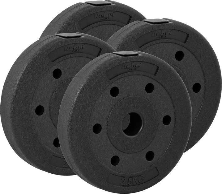 Zestaw talerzy Rebel Active bitumiczne 4 x 2.5 kg (5901890100243) - obraz 1