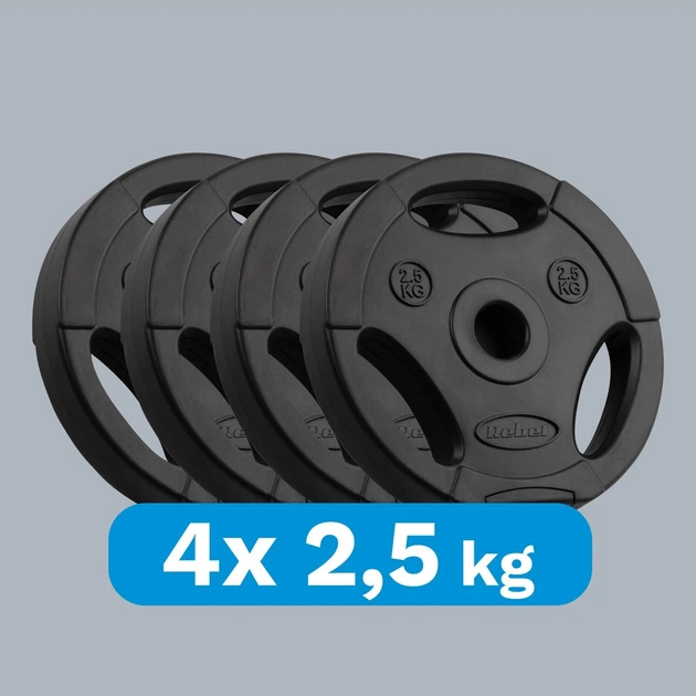 Zestaw talerzy Rebel Active bitumiczne 4 x 2.5 kg (5901890106085) - obraz 4