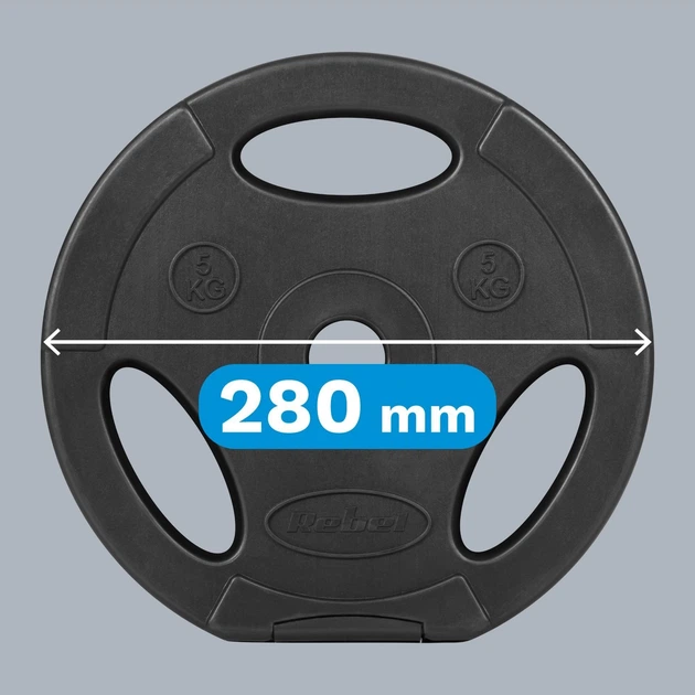 Zestaw talerzy Rebel Active bitumiczne 4 x 5 kg (5901890106092) - obraz 5