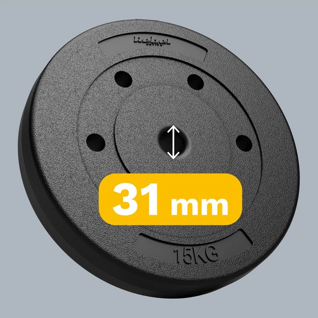 Zestaw talerzy Rebel Active bitumiczne 2 x 15 kg (5901890100281) - obraz 4