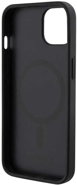 Панель Guess GCube Stripes MagSafe для Apple iPhone 15/14/13 Black (3666339194703) - зображення 5