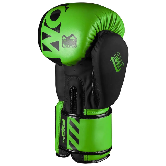 Рукавички боксерські з капою Phantom APEX Neon розмір 10 унцій, чорно-зелені - изображение 3