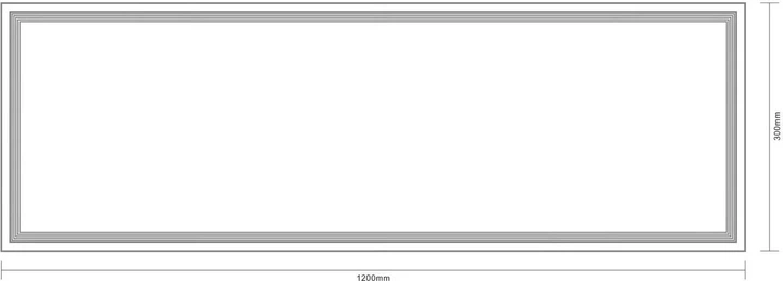Panel LED OKKO 30120 36W 70LM/W IP20 (HL-30120D-36W-1) - obraz 2