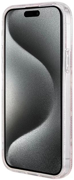Панель Guess IML GCube MagSafe для Apple iPhone 15/14/13 Pink (3666339221980) - зображення 5