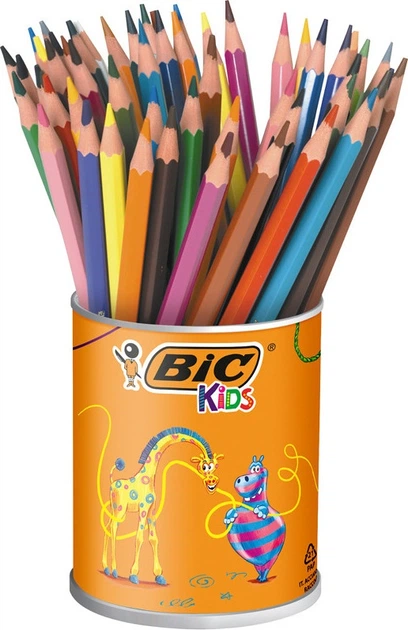 Набір кольорових олівців BIC Kids ECOlutions Evolution 60 шт. (3086126705842) - зображення 1